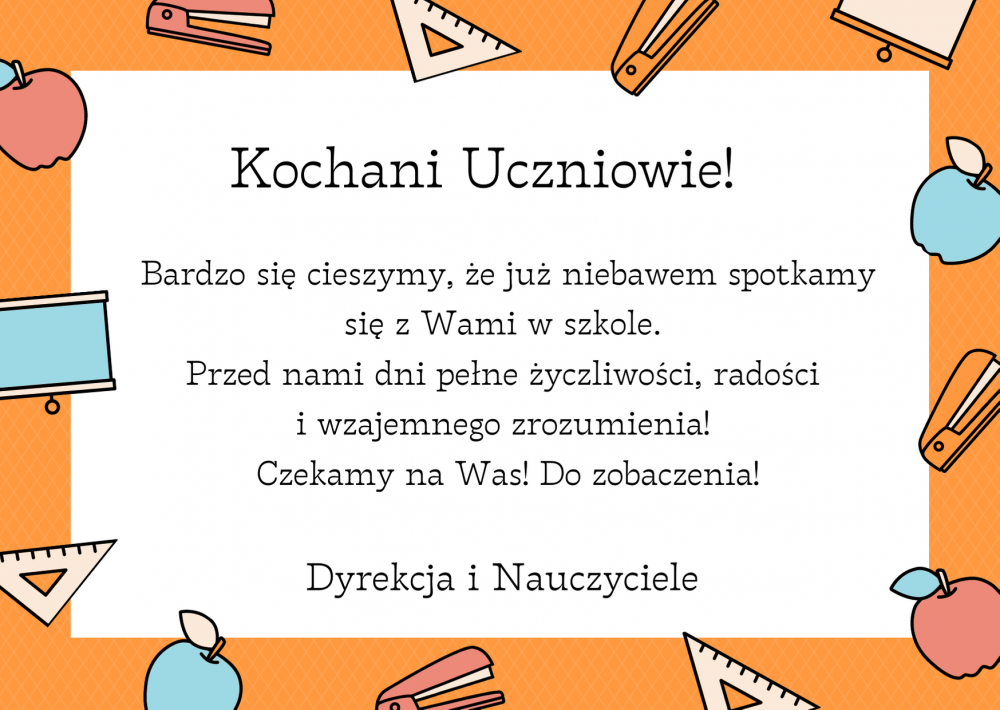 drodzy uczniowie