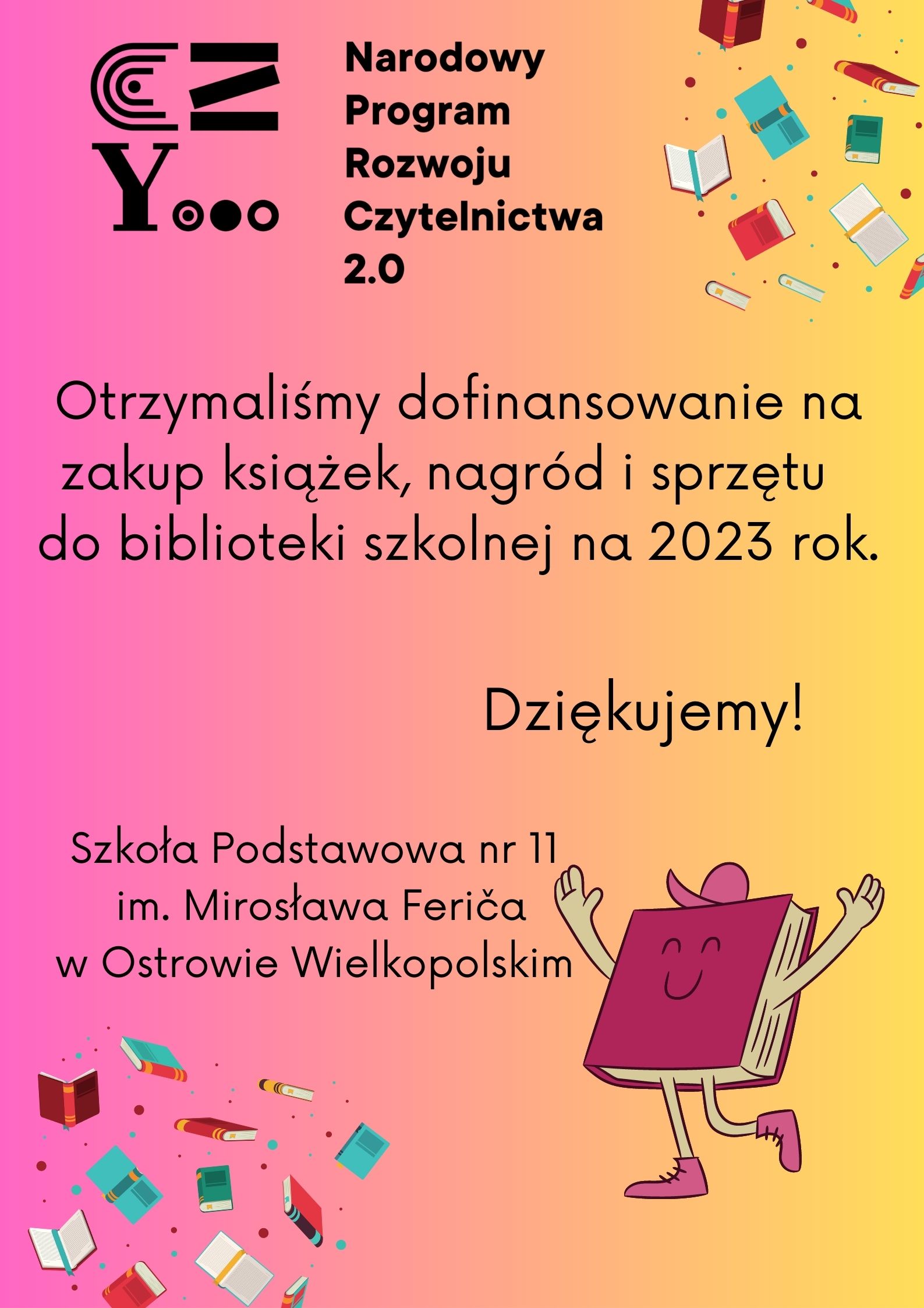 Cenne dofinansowanie na rozwój czytelnictwa! 